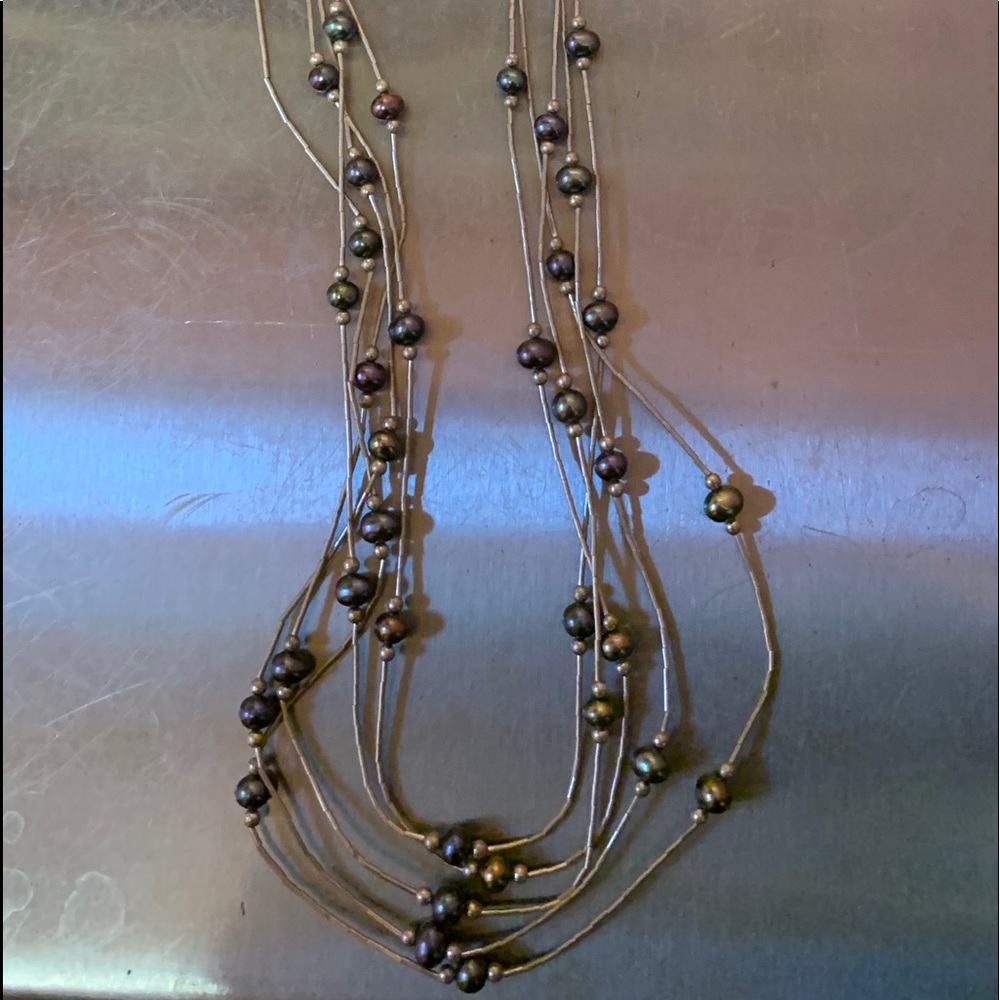 Liquid Solid Sterling Silver Native-American Jewel - image 4